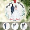 Personalized Couple First Christmas   Ornament NB42 30O36 1