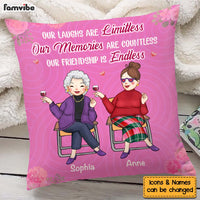 Personalized Gift For Old Friends Our Friendship Is Endless Pillow 30277 thumb 1