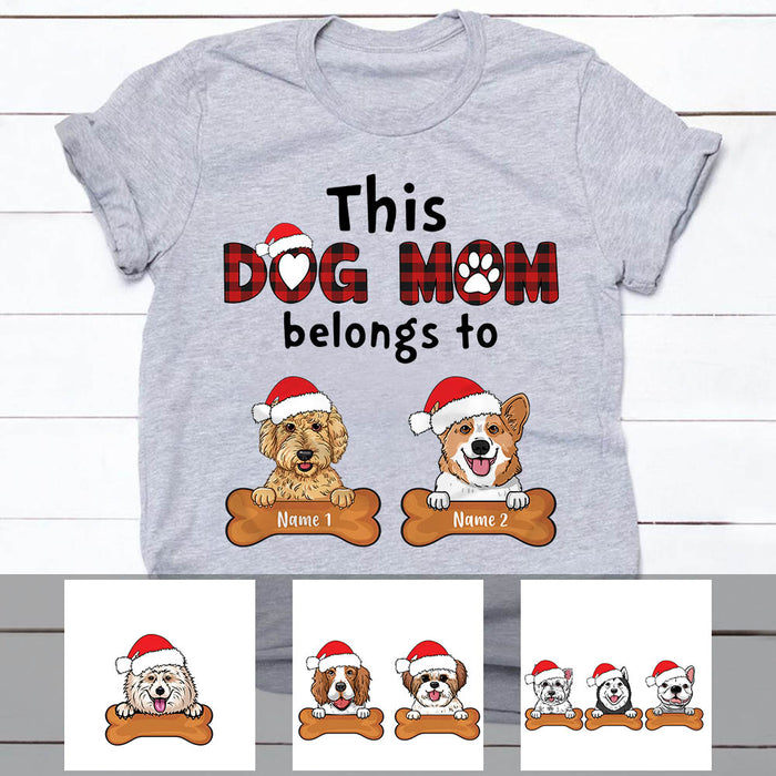 Personalized This Dog Mom Belongs To T Shirt NB92 73O60 1