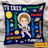 Personalized Gift For Grandson Astronaut Space Spanish Pillow 30721 thumb 1
