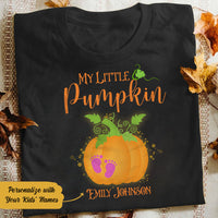 Personalized Pumpkin Halloween T Shirt JL161 85O58 thumb 1