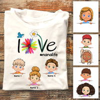 Personalized Mom Grandma Life T Shirt JN242 30O58 thumb 1
