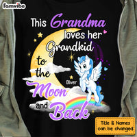Personalized This Grandma Loves Her Grandkids To The Moon And Back Shirt - Hoodie - Sweatshirt 22702 thumb 1
