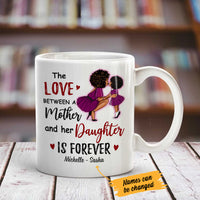 Personalized BWA Mom Daughter Love White Mug AG84 81O47 thumb 1