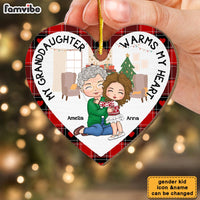 Personalized My Granddaughter Warms My Heart Ornament 29959 thumb 1