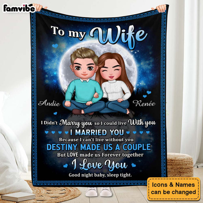 Personalized Gift For Wife Couple Forever Together Blanket 31088 1