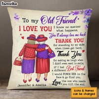 Personalized Gift For Friends Thank You For Standing By My Side Pillow 26420 thumb 1