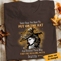Personalized Witch Halloween T Shirt JL143 95O47 thumb 1