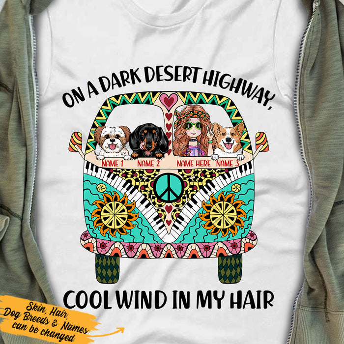 Personalized Cool Wind In My Hair Dog T Shirt MR152 73O36 1