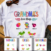 Personalized Grandma Love Bugs T Shirt OB151 30O60 thumb 1