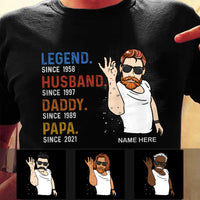 Personalized Dad Grandpa T Shirt JL61 26O53 thumb 1