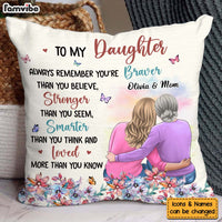 Personalized Gift For Daughter To My Daughter Floral Theme Pillow 31932 thumb 1
