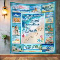 Walk On The Beach Fleece Blanket JN292 67O53 thumb 1