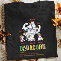 Personalized Dad Grandpa Unicorn T Shirt MY192 30O34 thumb 1