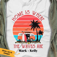 Personalized Surfing White T Shirt JN152 74O53 thumb 1