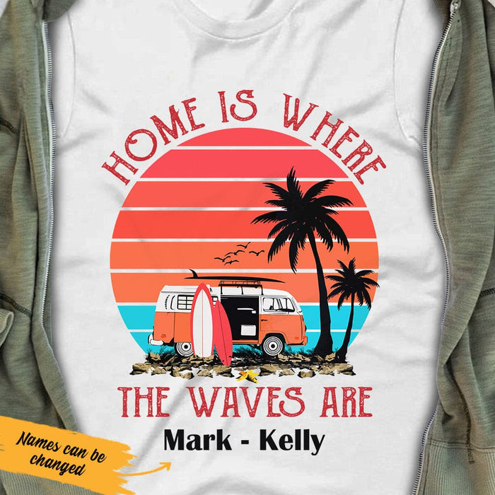 Personalized Surfing White T Shirt JN152 74O53 1