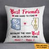 Personalized Best Friends Long Distance  Pillow SB2433 30O47 (Insert Included) 1