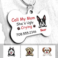 Personalized Dog Mom Dog Lost Bone Pet Tag OB276 81O34 thumb 1