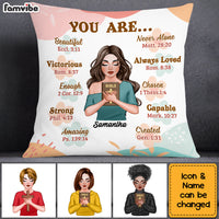 Personalized Gift For Daughter You Are Bible Verses Pillow 22685 thumb 1