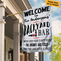 Personalized Backyard Patio Gardening Flag JL211 85O34 thumb 1