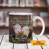 Personalized Cow Couple My Favorite Mug SB151 26O57 thumb 1