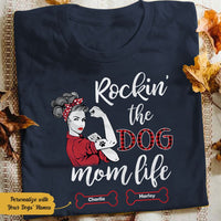 Personalized Dog Mom T Shirt JN132 67O58 thumb 1