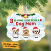 Personalized Reasons I Love Being A Dog Mom MDF Ornament NB23 73O53 1