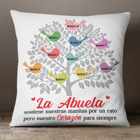 Personalized Spanish Mamá Abuela Tree Mom Grandma Pillow AP154 65O36 (Insert Included) thumb 1
