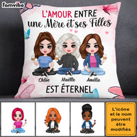Personalized Gift For Mom Daughter French Pillow 30319 thumb 1