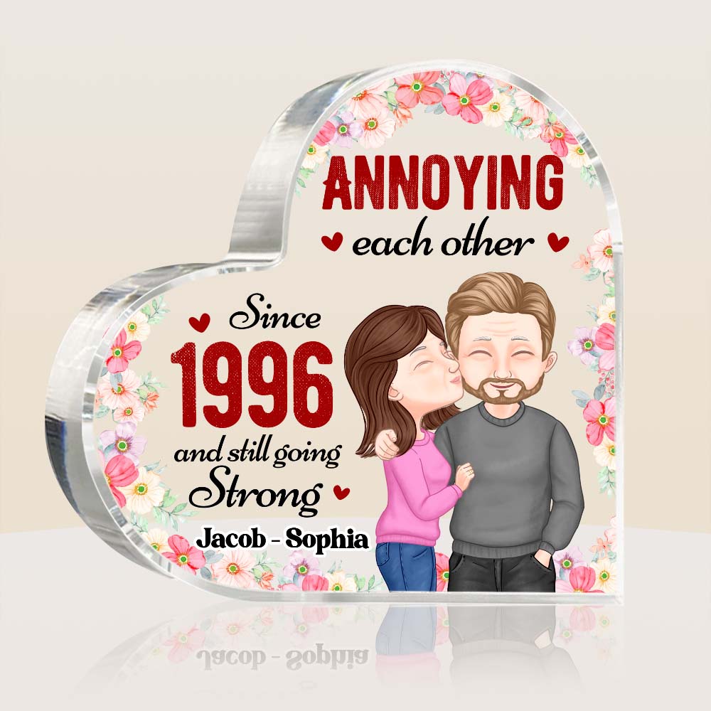 Personalized Annoying Each Other Couple Acrylic Plaque 22671 Primary Mockup