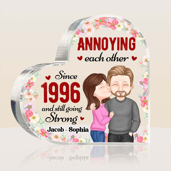 Personalized Annoying Each Other Couple Acrylic Plaque 1