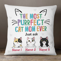 Personalized Cat Mom Pillow FB191 26O53 (Insert Included) thumb 1