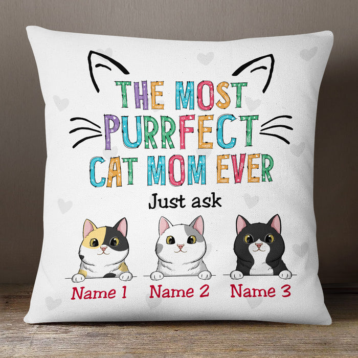 Personalized Cat Mom Pillow FB191 26O53 (Insert Included) 1