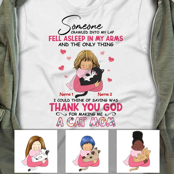 Personalized Cat Mom T Shirt MR173 30O53 1