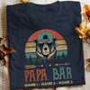 Personalized Dad Camping  Papa German T Shirt AP139 30O57 1