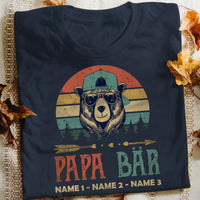 Personalized Dad Camping  Papa German T Shirt AP139 30O57 thumb 1