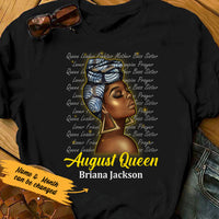 Personalized BWA August Queen T Shirt JL133 30O47 thumb 1