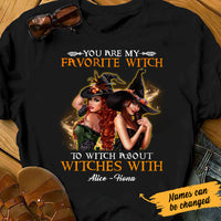 Personalized Witch Friends Favorite Witch T Shirt AG252 67O47 thumb 1