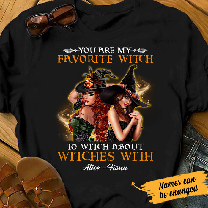 Personalized Witch Friends Favorite Witch T Shirt AG252 67O47 1