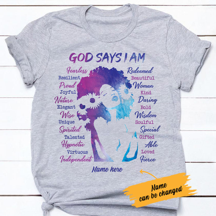 Personalized BWA God Says T Shirt SB84 29O58 1