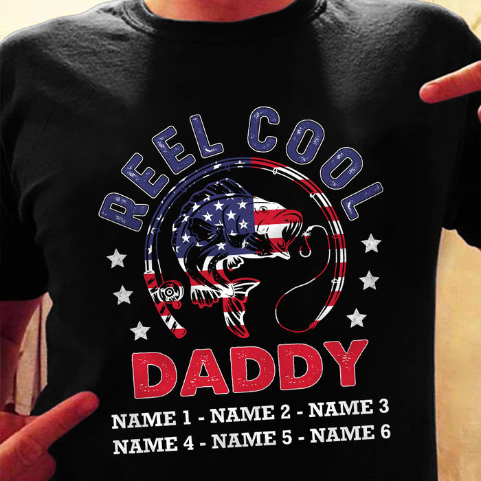 Personalized Grandpa Papa Fishing T Shirt MY101 67O36 1