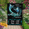 Personalized Memorial Mom Dad Butterfly Garden Flag JL115 85O36 thumb 1