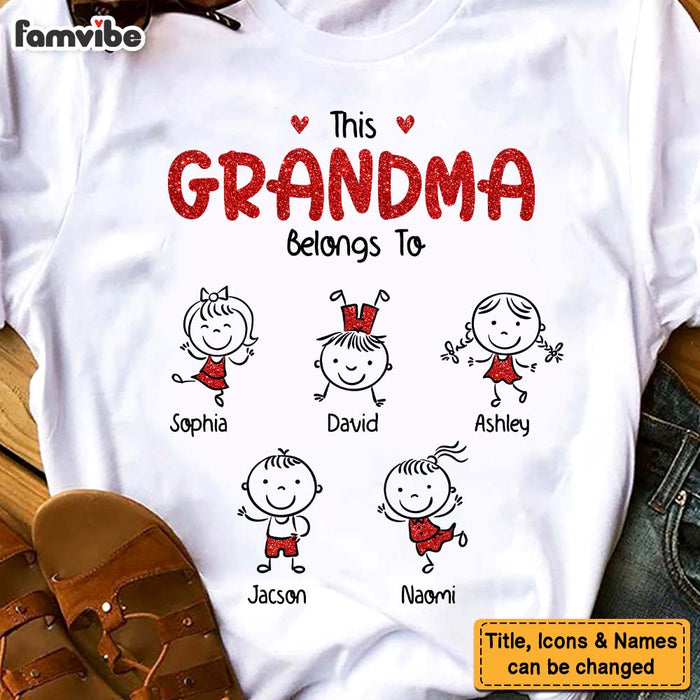 Personalized This Grandma Belongs To Shirt - Hoodie - Sweatshirt 30553 1