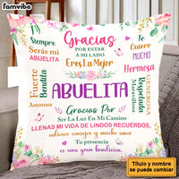 Personalized Gift For Grandma Spanish Abuela Bendita Pillow 30461 thumb 1