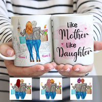 Personalized Mom Grandma Like Mother Like Daughter Mug AP21 30O58 thumb 1
