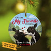 Personalized You Are My Favorite Cows Couple  Ornament SB153 73O47 1