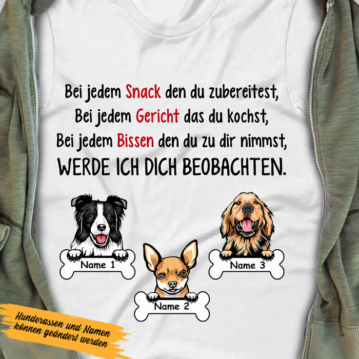 Personalized Dog Watching Hund German T Shirt AP1313 30O47 1
