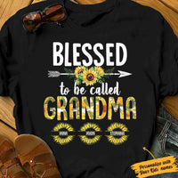 Personalized Grandma Sunflower T Shirt JN132 87O34 thumb 1
