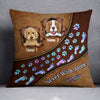 Personalized  Dog Lover Never Walk Alone Pillow  JR151 87O60 (Insert Included) 1