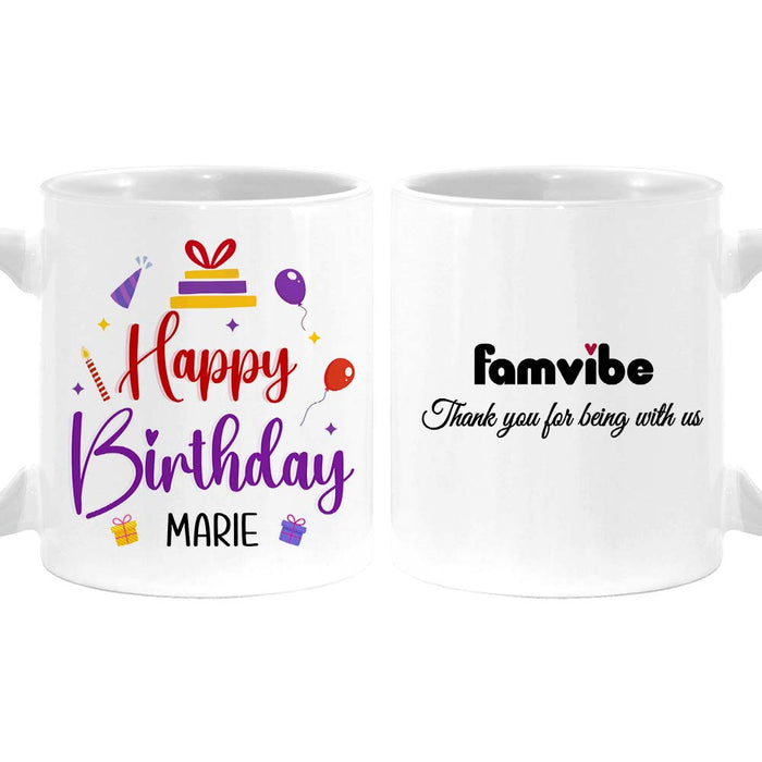 Personalized Happy Birthday To You! Wish You All The Best! Mug 28741 1